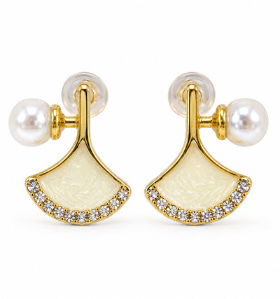Zoya Crystal Charm Earrings Set