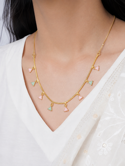 Gia Luxe 18K Gold Plated Necklace