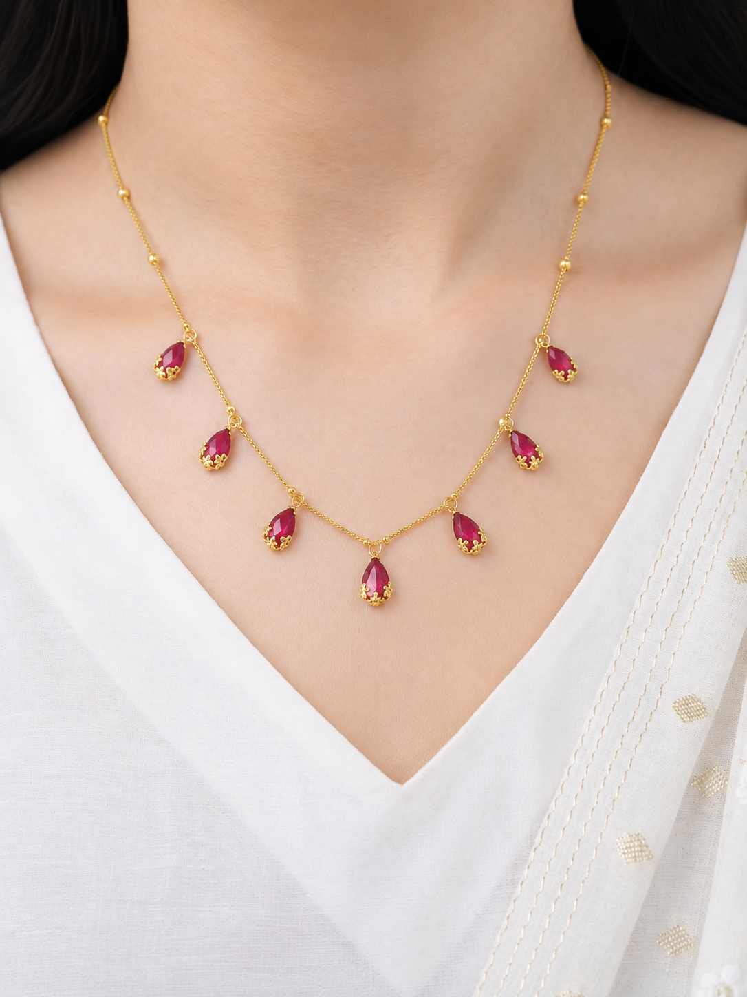 Uma Luxe 18K Gold Plated Necklace