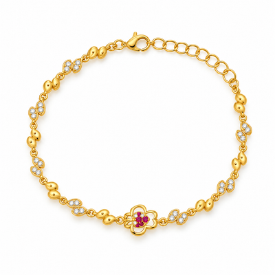 Amaya 18K Gold Plated Bracelet