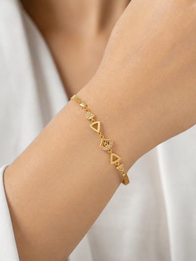 Aadhira 18K Gold Plated Bracelet