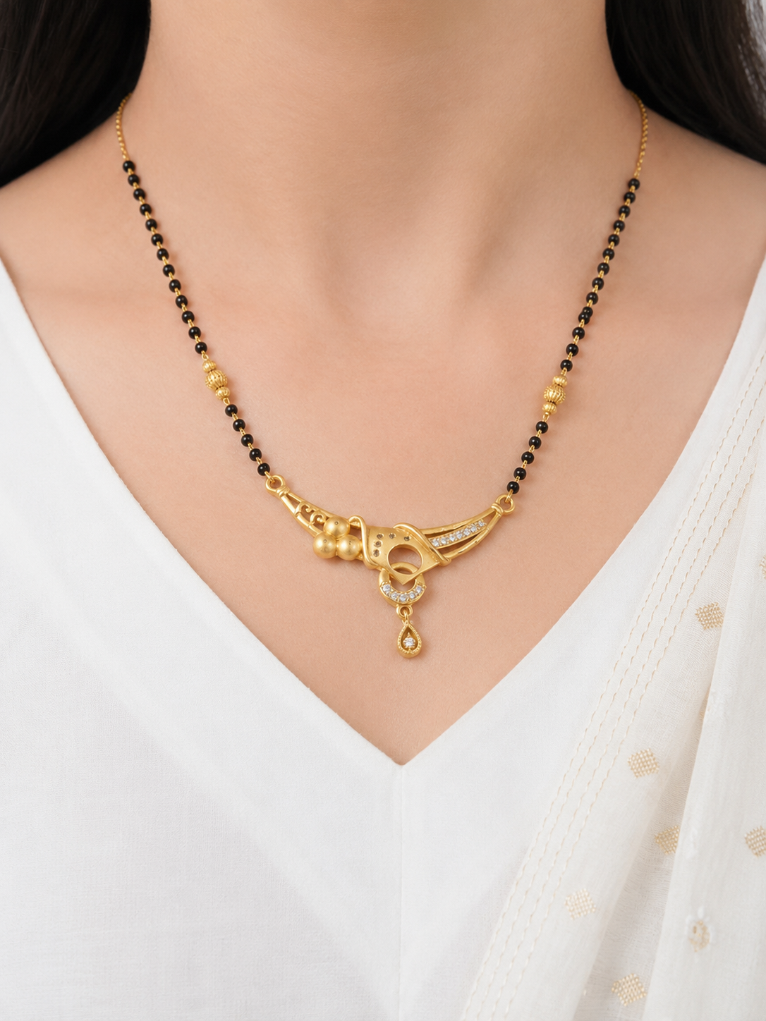 Anvika 18K Gold Plated Mangalsutra