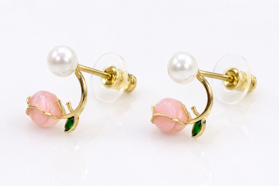 Aisha Pearl Glow Earrings Set