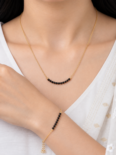 Selene Pearl 18K Gold Plated Necklace