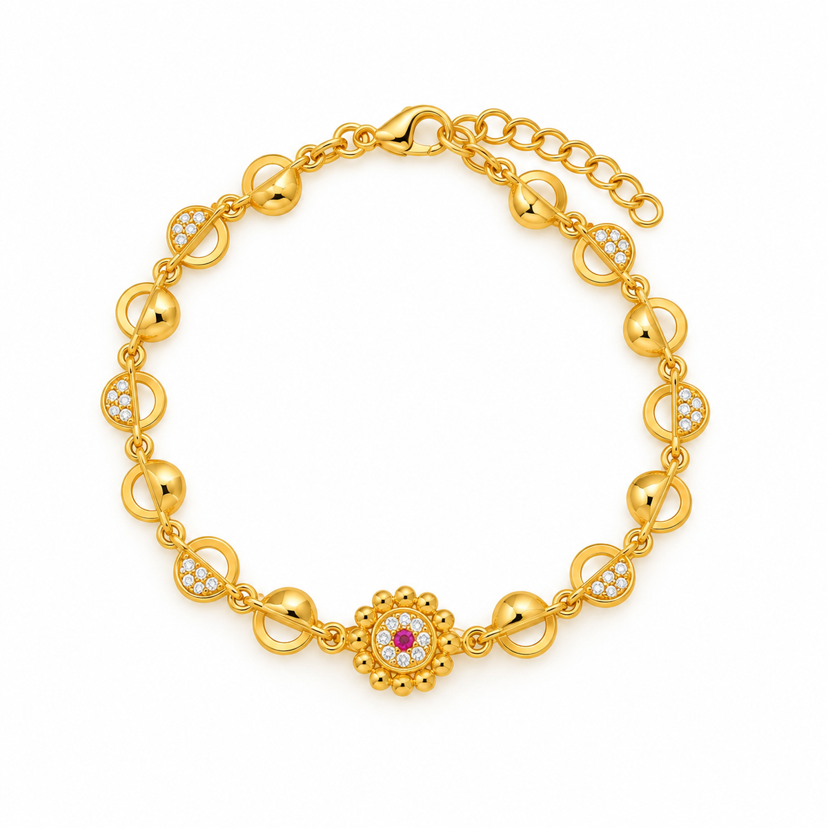 Sakshi 18K Gold Plated Bracelet