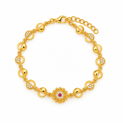 Sakshi 18K Gold Plated Bracelet