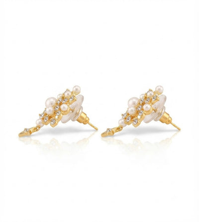Diya Stone Petals Earrings Set