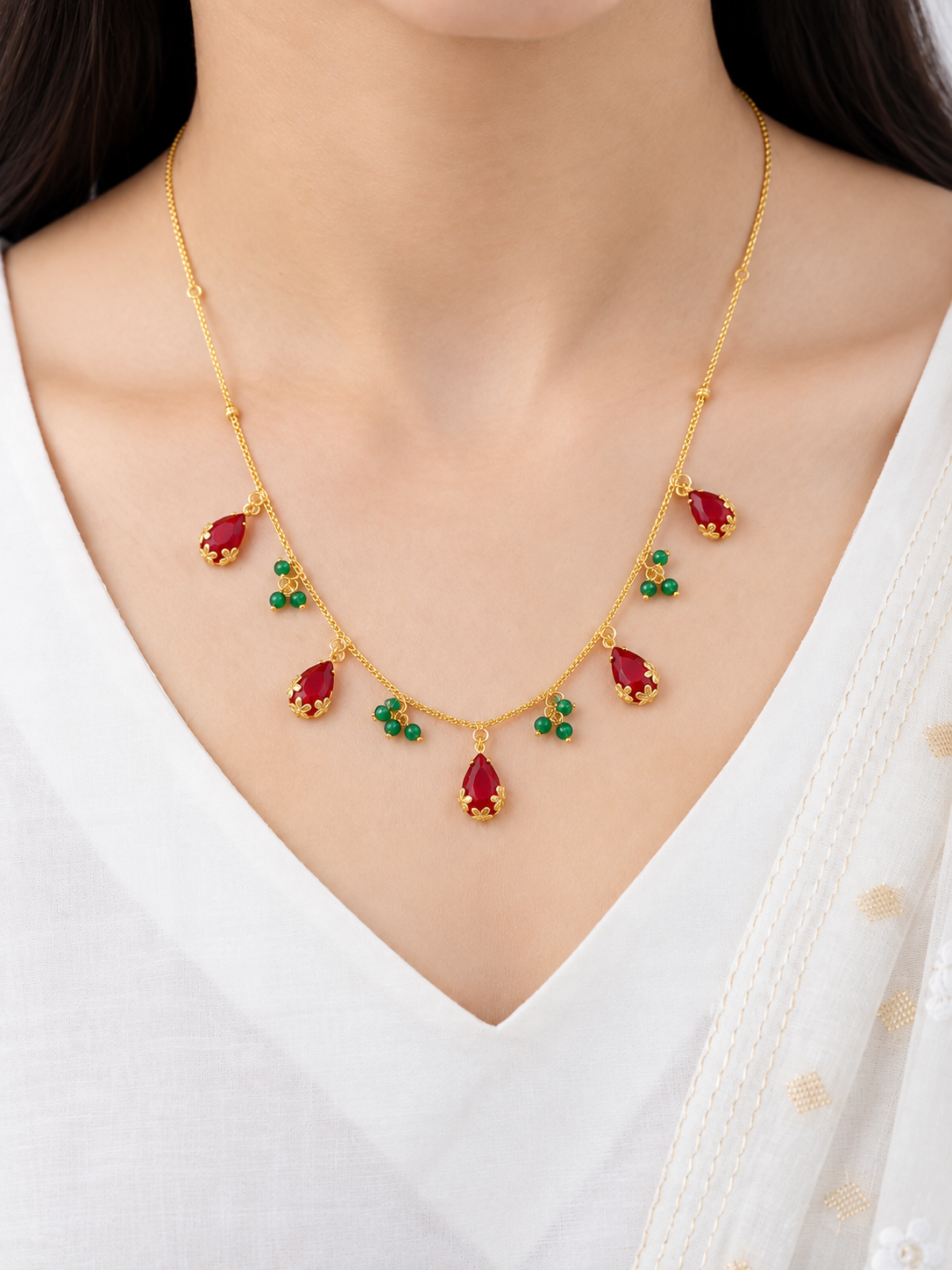 Talia Glow 18K Gold Plated Necklace