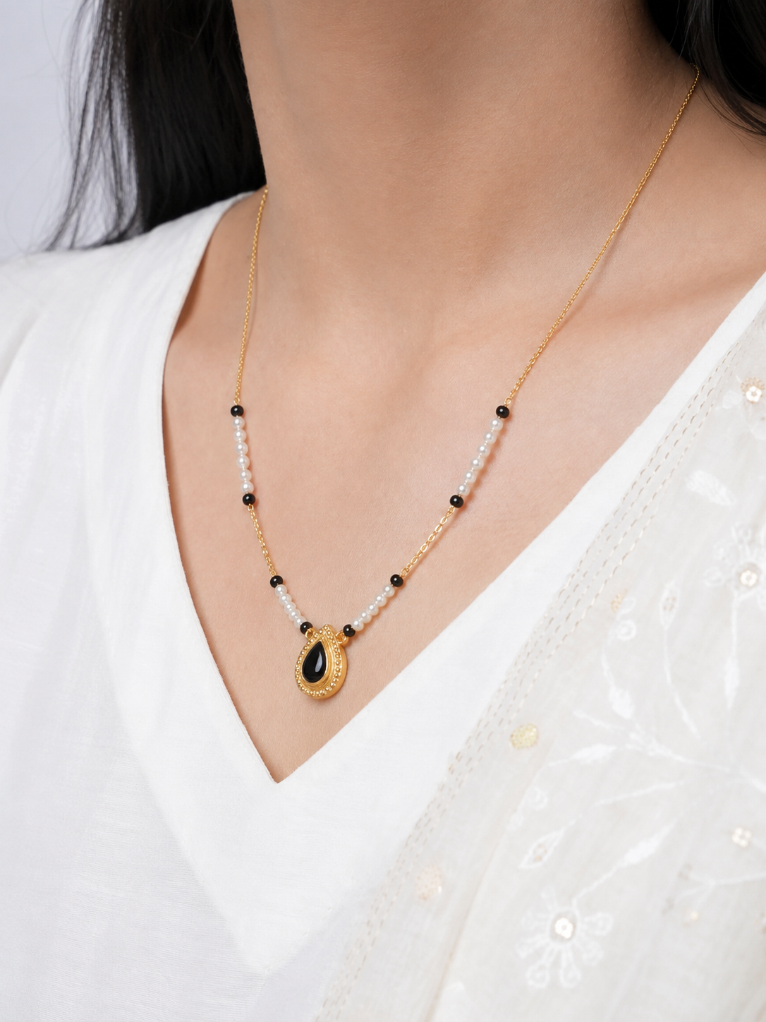 Mila Charm 18K Gold Plated Necklace