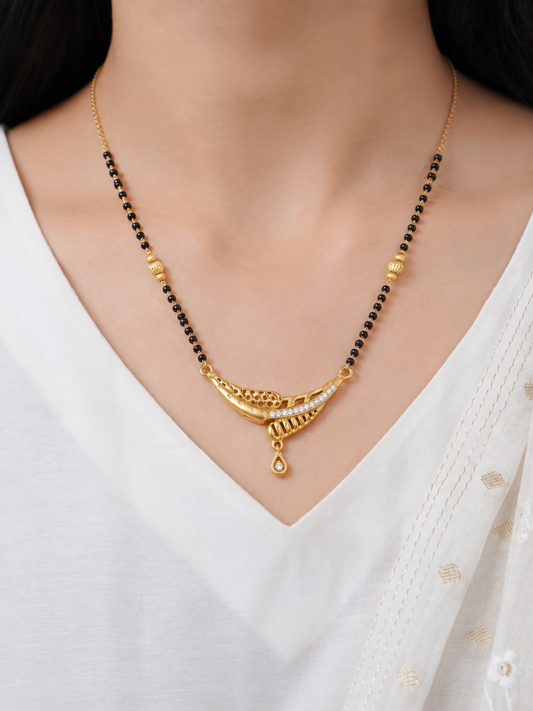 Avni 18K Gold Plated Mangalsutra