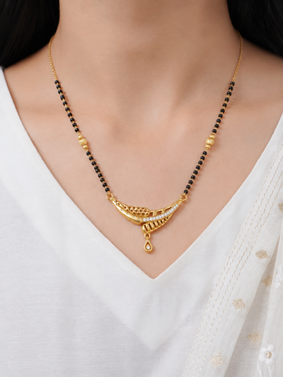 Avni 18K Gold Plated Mangalsutra