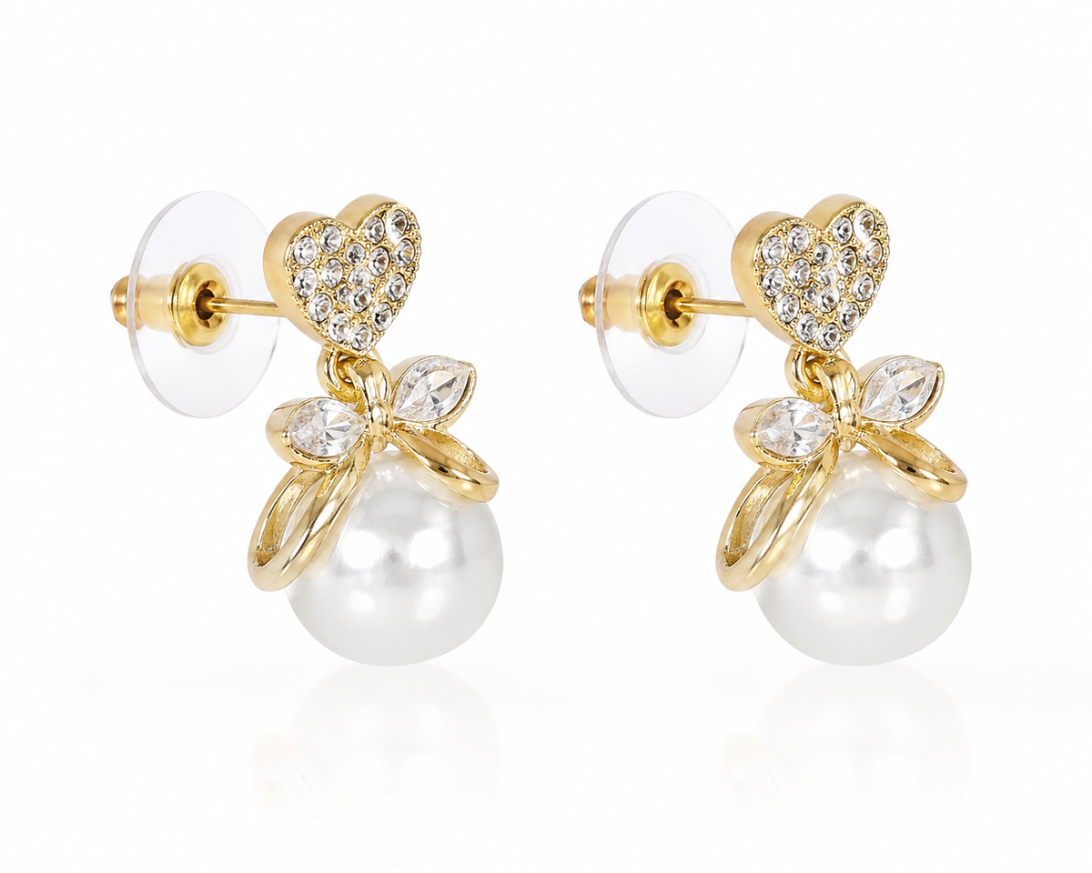 Navya Floral Glow Earrings Set