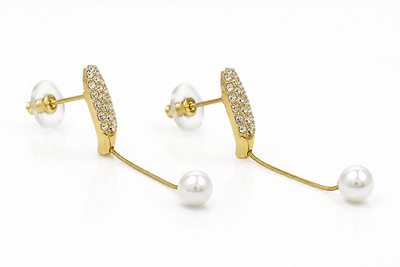 Reva Crystal Petals Earrings Set