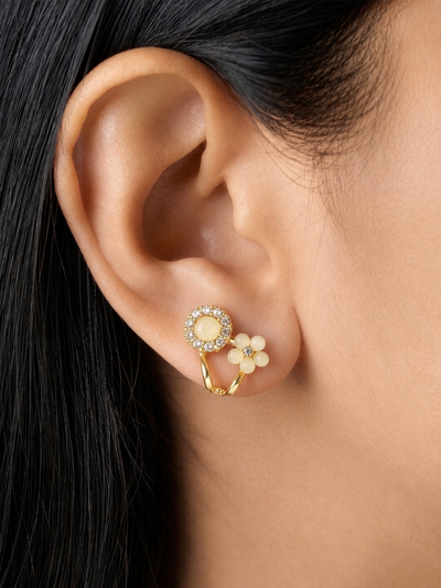 Riva Golden Glow Earrings Set