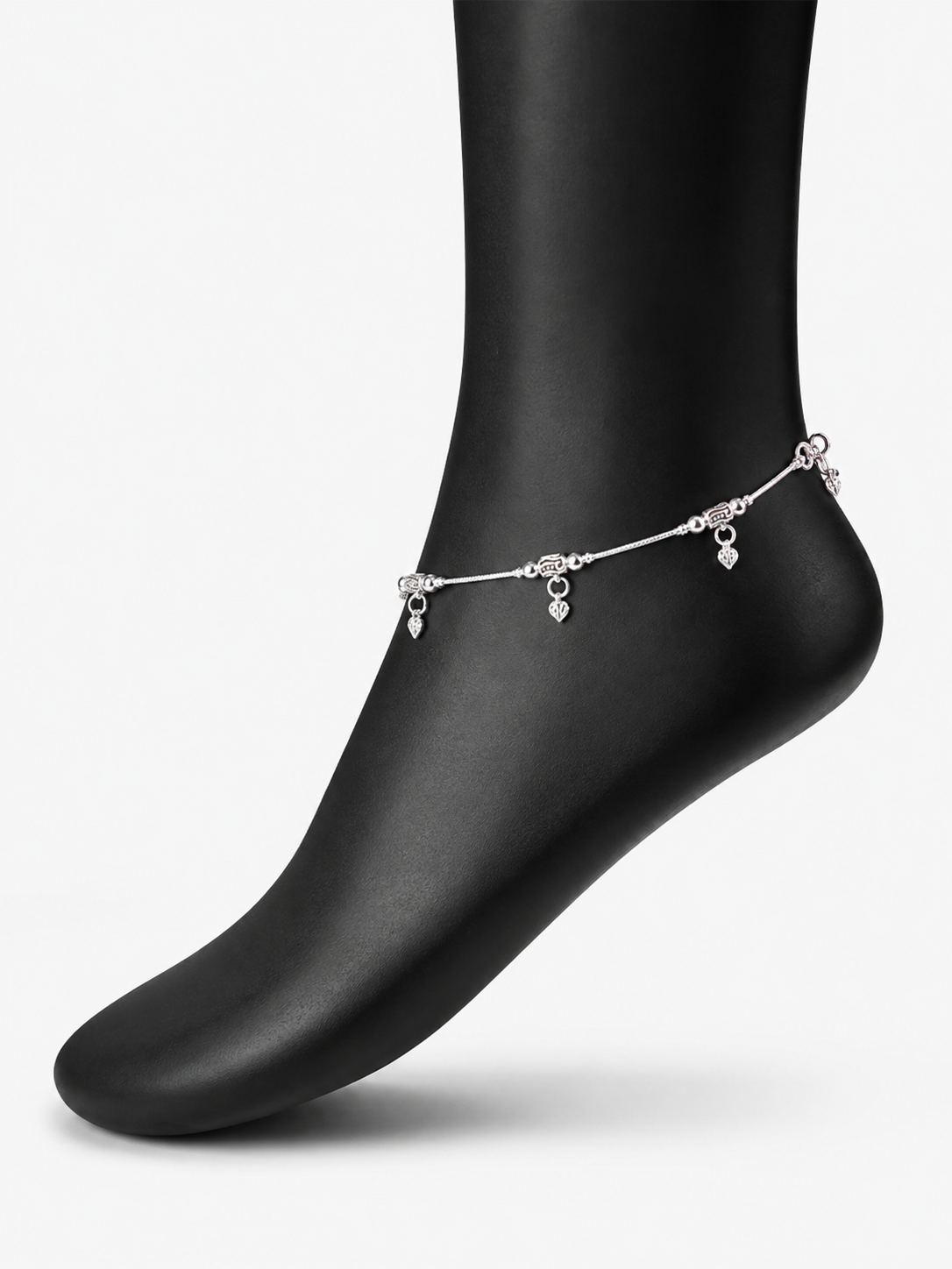 Brielle Silver Anklet for Women's