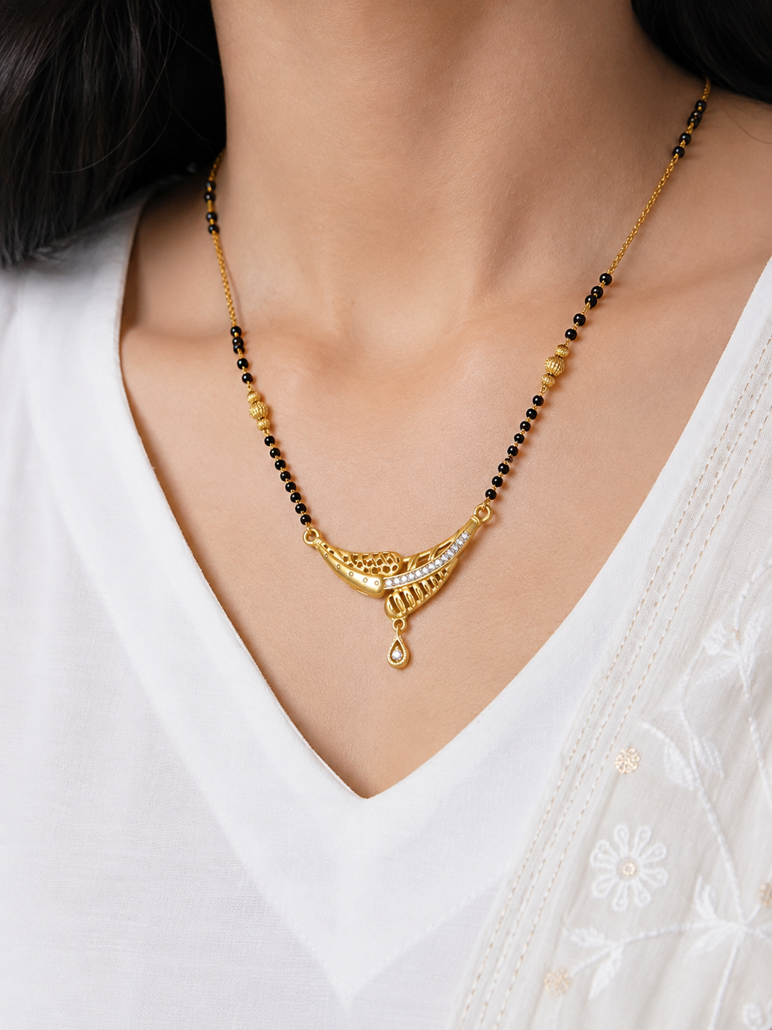 Avni 18K Gold Plated Mangalsutra