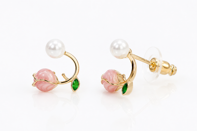 Aisha Pearl Glow Earrings Set