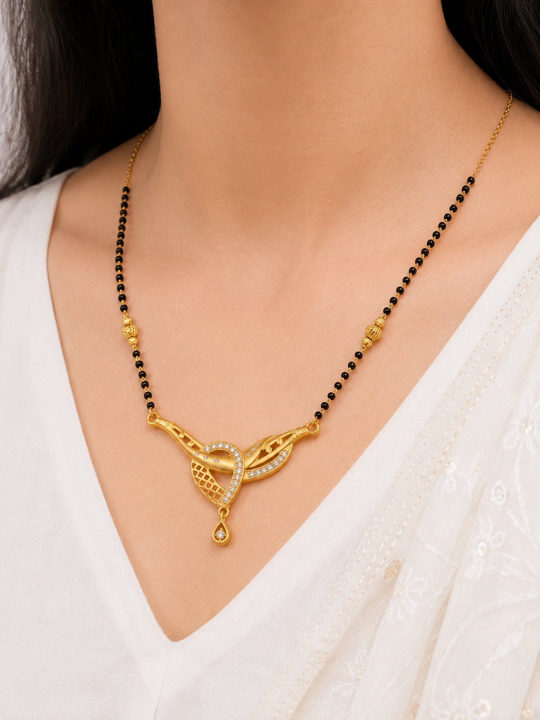 Kavya 18K Gold Plated Mangalsutra