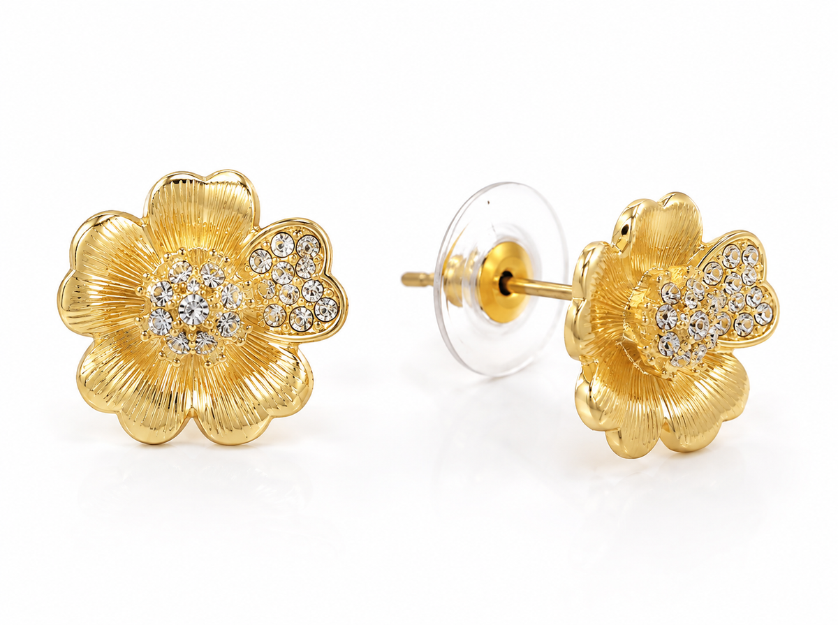 Aanya Luxe Petals Earrings Set