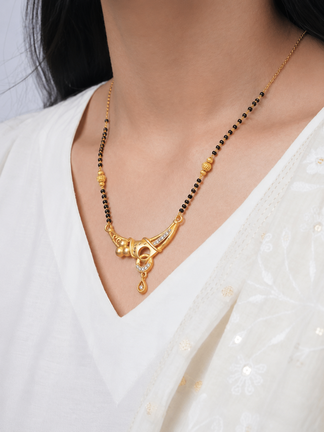Anvika 18K Gold Plated Mangalsutra