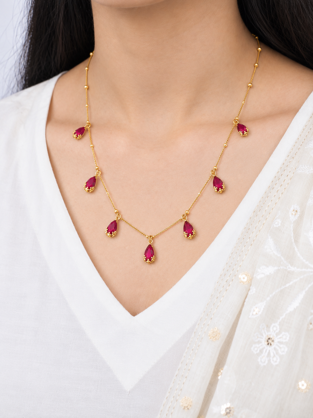 Uma Luxe 18K Gold Plated Necklace