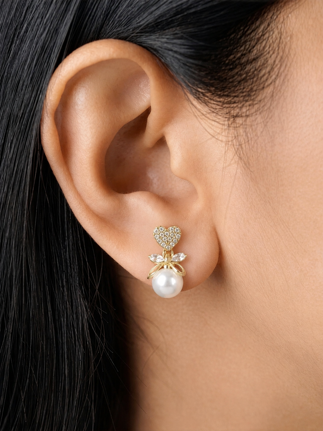 Navya Floral Glow Earrings Set