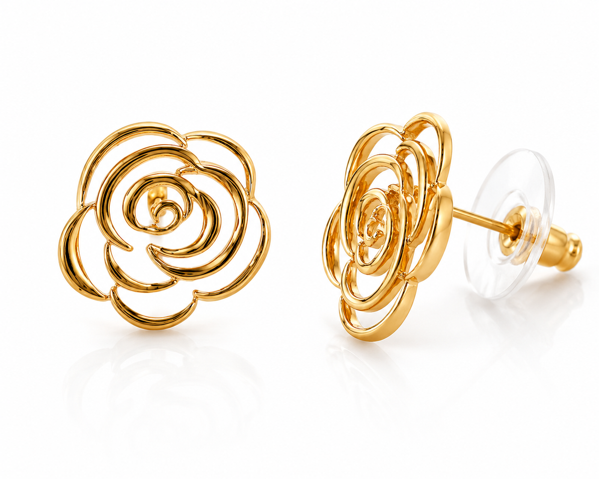 Naira Pearl Shine Earrings Set