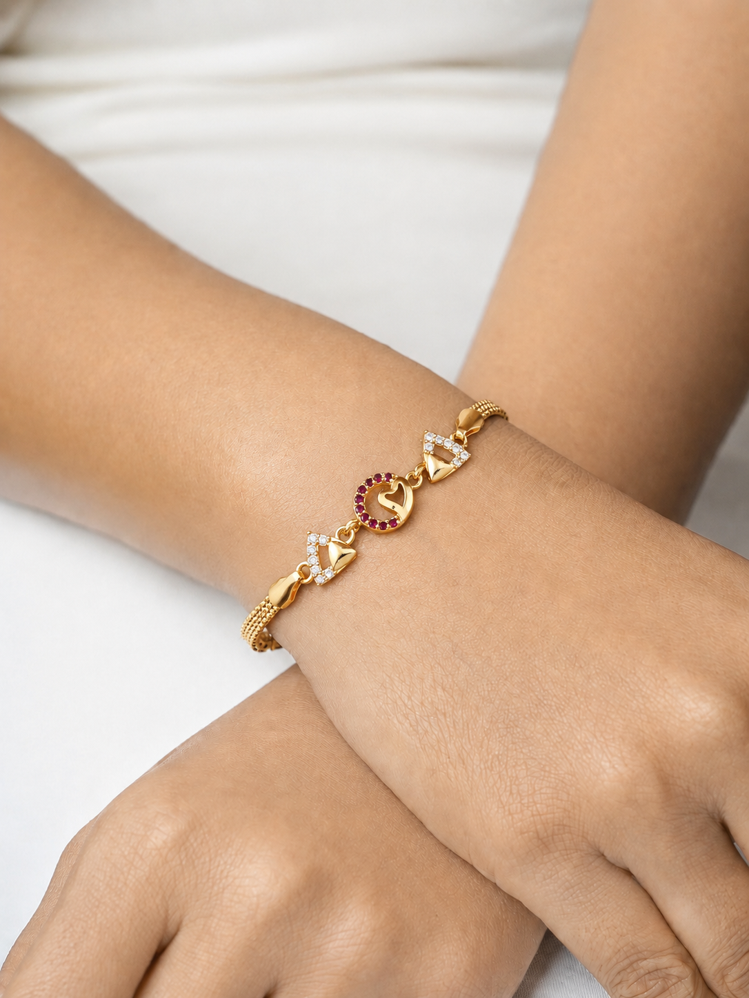 Anaya 18K Gold Plated Bracelet